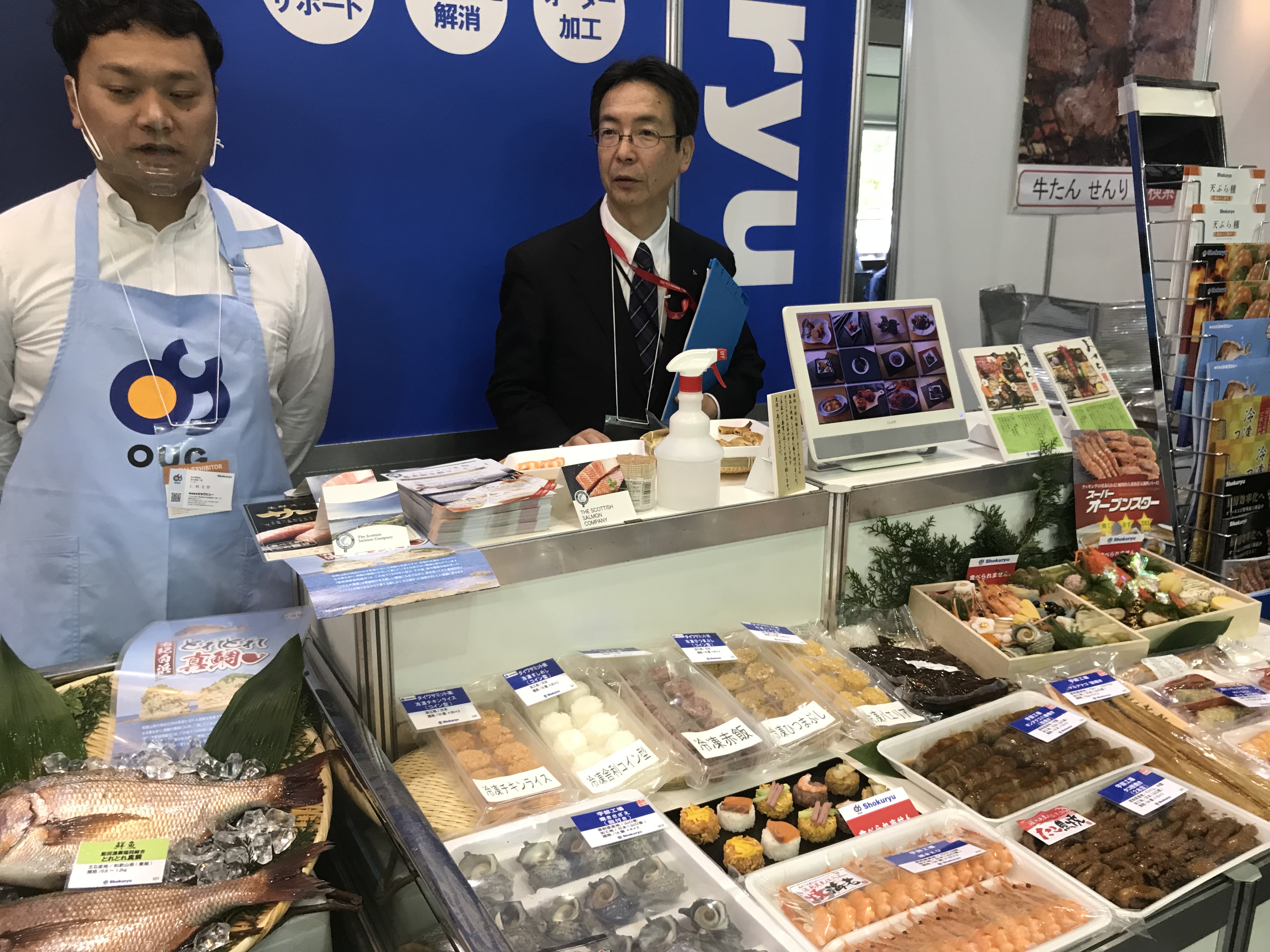 株式会社うおいち 外食ビジネスウィーク2019にグループ会社の株式会社ショクリューが出展しました