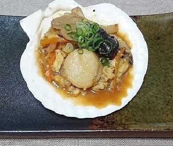 ホタテの貝焼き