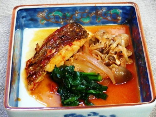 鯛のピリ辛煮（韓国風）