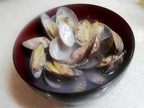 簡単！アサリの貝汁